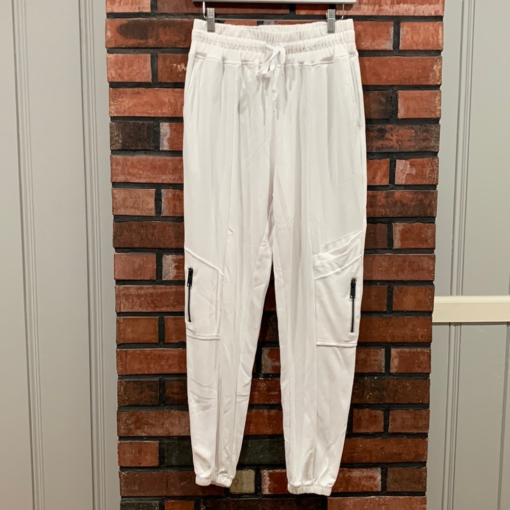 Carbon38 White Jogger